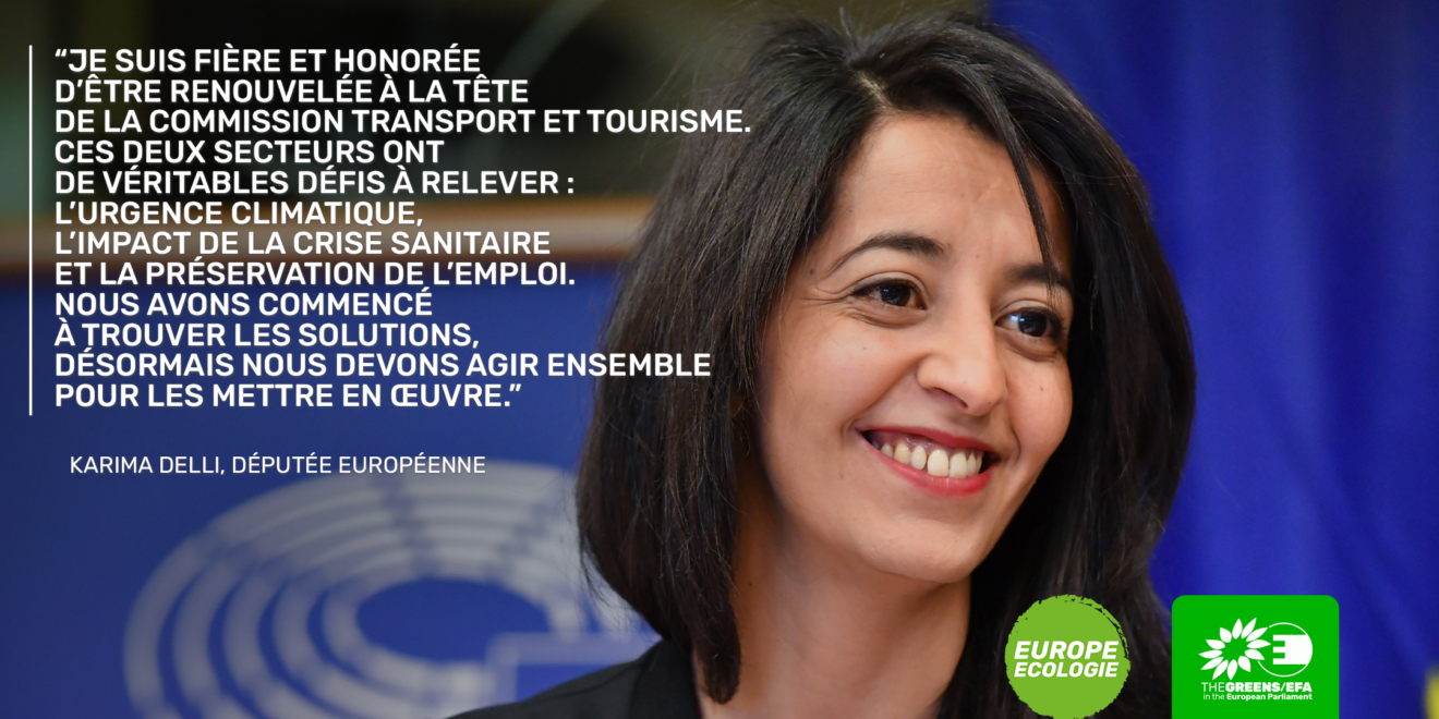 Karima Delli réélue à la tête de la commission des Transports et du tourisme du Parlement européen