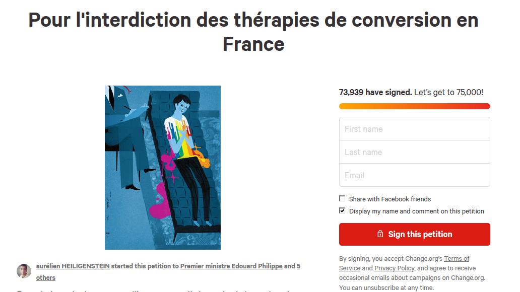 Pour l'interdiction des thérapies de conversion en France
