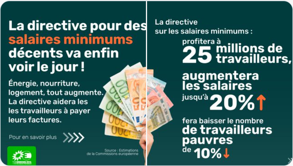 Le salaire minimum européen est adopté ! Une victoire de l'Europe sociale.