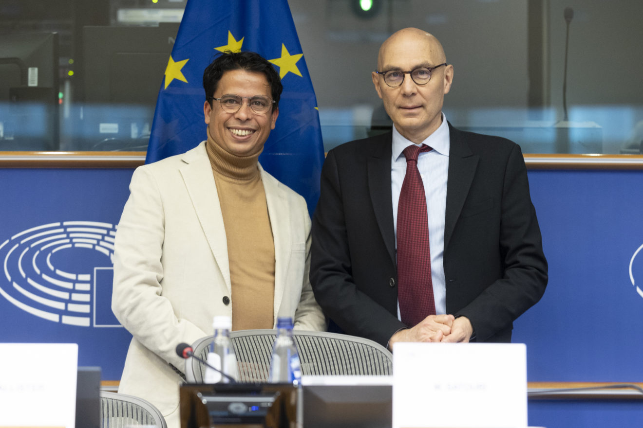 Mounir Satouri et Volker Türk en commission DROI
