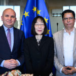 Mounir Satouri avec Tomoko Akane, Présidente de la Cour Pénale Internationale