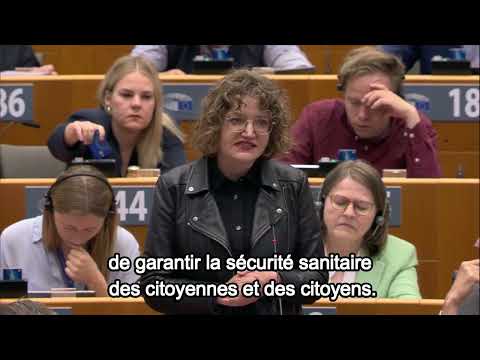 Marie Toussaint interpelle l'assemblée sur le scandale des pesticides