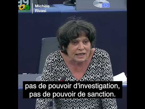 Michèle Rivasi sur la création de l'organisme européen chargé des questions d’éthique